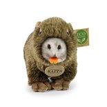 Rappa ECO Knuffel Nutria 24 cm - realistische knuffel van recyclede PET flessen - bruin