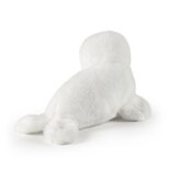 Rappa ECO knuffel zeehond 25 cm - realistische knuffel van recyclede PET flessen - wit
