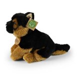 Rappa ECO knuffel Duitse Herder zittend 23 cm - realistische knuffel van recyclede PET flessen 