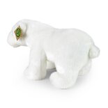 Rappa ECO knuffel ijsbeer staand 30 cm - realistische knuffel van recyclede PET flessen - wit