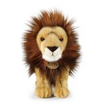 Rappa ECO knuffel leeuw 28 cm - realistische knuffel van recyclede PET flessen - bruin