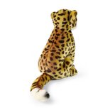 Rappa ECO knuffel cheetah 28 cm - realistische knuffel van recyclede PET flessen - karamel bruin