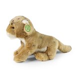 Rappa ECO knuffel leeuwenwelp 26 cm - realistische knuffel van recyclede PET flessen - lichtbruin