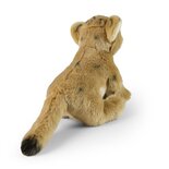 Rappa ECO knuffel leeuwenwelp 26 cm - realistische knuffel van recyclede PET flessen - lichtbruin