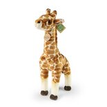 Rappa ECO knuffel giraf 42 cm - realistische knuffel van recyclede PET flessen - bruin creme