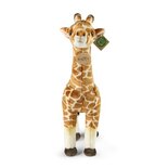 Rappa ECO knuffel giraf 42 cm - realistische knuffel van recyclede PET flessen - bruin creme