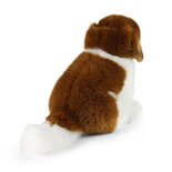 Rappa ECO knuffel Sint Bernard 28 cm - realistische knuffel van recyclede PET flessen - bruin wit