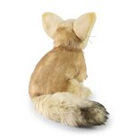 Rappa ECO knuffel Fennec vos 26 cm - realistische knuffel van recyclede PET flessen - beige bruin
