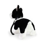 Rappa ECO knuffel Boston terrier met riem 23 cm - realistische knuffel van recyclede PET flessen