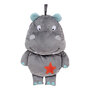 Fashy Hippo nijlpaard Nino warmwaterkruik grijs - kruik met hoes 