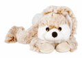 Habibi haas warmteknuffel bruin wit beige 31 cm