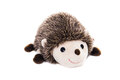 Habibi warmteknuffel egel bruin creme 25 cm groot 