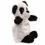 Puckator warmteknuffel panda 25 cm zwart /wit - magnetronknuffel 