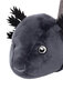 Fashy warmteknuffel Axolotl 28x25 cm - magnetronknuffel - antraciet