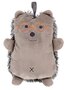 Fashy warmteknuffel egel "Ingo" 24x20 cm - bruin/wit