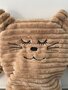 Inwolino warmteknuffel kat / poes 27 cm - bruin