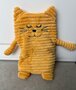 Inwolino warmteknuffel kat / poes 27 cm - geel