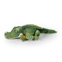 Rappa ECO knuffel mini krokodil 34 cm - realistische knuffel van recyclede PET flessen - groen