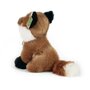  Rappa ECO knuffel mini vos 19 cm - realistische knuffel van recyclede PET flessen - bruin, wit, zwart