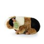 Rappa ECO knuffel cavia 17 cm - realistische knuffel van recyclede PET flessen - bruin, wit, zwart