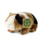 Rappa ECO knuffel cavia 17 cm - realistische knuffel van recyclede PET flessen - bruin, wit, zwart