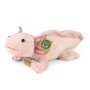 Rappa ECO knuffel axolotl 33 cm - realistische knuffel van recyclede PET flessen - roze