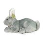 Rappa ECO knuffel konijn 33 cm - realistische knuffel van recyclede PET flessen - grijs
