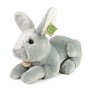 Rappa ECO knuffel konijn 33 cm - realistische knuffel van recyclede PET flessen - grijs