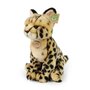 Rappa ECO knuffel serval 30 cm - realistische knuffel van recyclede PET flessen - zwart, crème