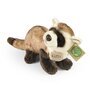 Rappa ECO knuffel fret 40 cm - realistische knuffel van recyclede PET flessen - bruin, crème 