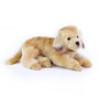 Rappa ECO knuffel hond Golden Retriever 32 cm - realistische knuffel van recyclede PET flessen - bruin
