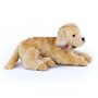 Rappa ECO knuffel hond Golden Retriever 32 cm - realistische knuffel van recyclede PET flessen - bruin
