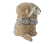 Warmies warmteknuffel otter duo 20x18 cm - bruin, grijs