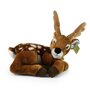 Rappa ECO knuffel damhert 28 cm - realistische knuffel hert van recyclede PET flessen - bruin