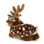 Rappa ECO knuffel damhert 28 cm - realistische knuffel hert van recyclede PET flessen - bruin