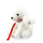Rappa ECO knuffel hond Poedel 28 cm - realistische knuffel van recyclede PET flessen - wit
