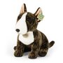 Rappa ECO knuffel hond English Bull Terrier 30 cm - realistische knuffel van recyclede PET flessen - bruin