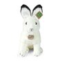 Rappa ECO knuffel haas / konijn 30 cm - realistische knuffel van recyclede PET flessen - wit