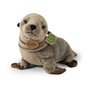 Rappa ECO knuffel zeehond 30 cm - realistische knuffel van recyclede PET flessen - grijs