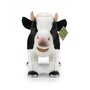 Rappa ECO knuffel koe 35 cm - realistische knuffel van recyclede PET flessen - zwart, wit