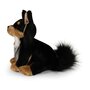 Rappa ECO knuffel Chihuahua hond 24 cm - realistische knuffel van recyclede PET flessen - zwart, bruin