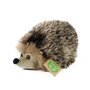 Rappa ECO knuffel mini egel 17 cm - realistische knuffel van recyclede PET flessen - bruin