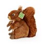 Rappa ECO knuffel eekhoorn 21 cm - realistische knuffel van recyclede PET flessen - bruin
