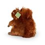 Rappa ECO knuffel eekhoorn 21 cm - realistische knuffel van recyclede PET flessen - bruin