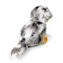 Rappa ECO knuffel Australische Herder 30 cm - realistische knuffel shepherd van recyclede PET flessen