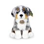 Rappa ECO knuffel Australische Herder 30 cm - realistische knuffel shepherd van recyclede PET flessen
