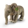 Rappa ECO knuffel Savanne Olifant 28 cm - realistische knuffel van recyclede PET flessen - grijs