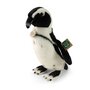 Rappa ECO knuffel pinguin 30 cm - realistische knuffel van recyclede PET flessen - zwart, wit