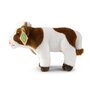 Rappa ECO knuffel koe 23 cm - realistische knuffel koe van recyclede PET flessen - bruin, wit