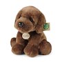 Rappa ECO knuffel Labrador 26 cm - realistische knuffel hond van recyclede PET flessen - bruin
